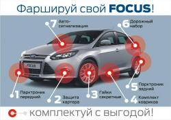 Фаршируй свой Focus. В апреле полностью укомплектованный Ford Focus с выгодой до 70 000 рублей.*