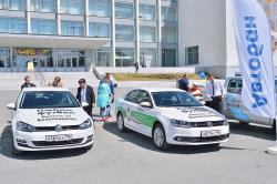 Автопробег Volkswagen Road Show прошел в городе Первоуральск