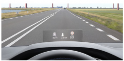 Инновационный дисплей Head-up для нового Volkswagen Passat