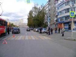 В ГИБДД Екатеринбурга начата проверка по обстоятельствам ДТП, в котором пострадал ребенок- пешеход
