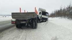 По дороге в Екатеринбург столкнулись два большегруза