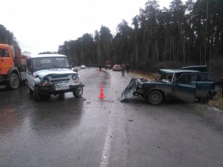 Под Камышловом погиб пассажир ВАЗа