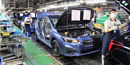 Японский автогигант Subaru остановил производство автомобилей