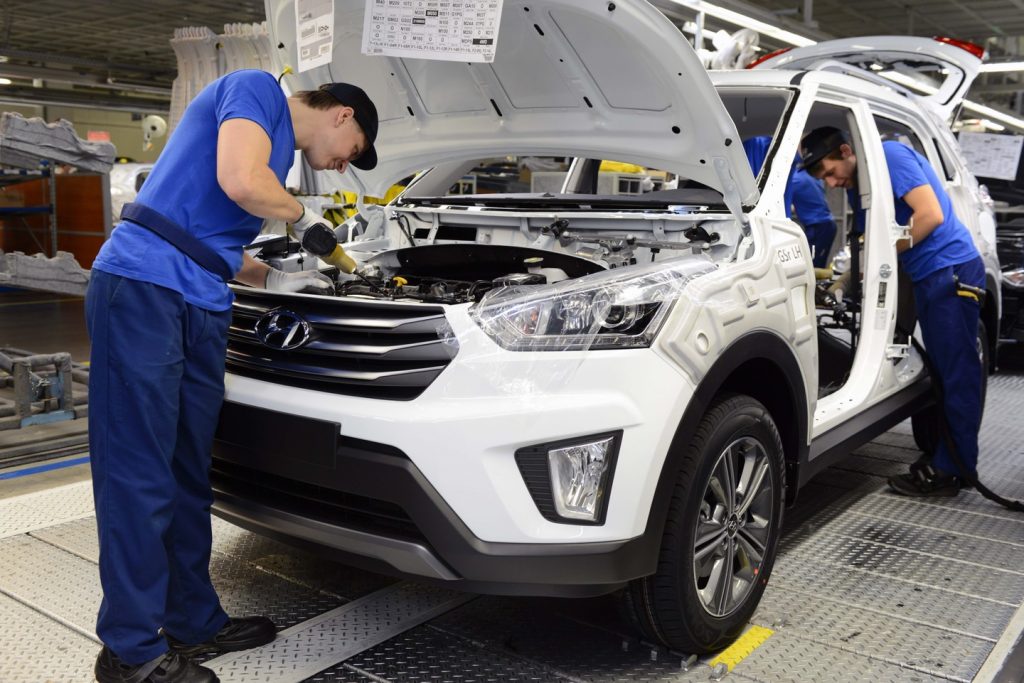 Hyundai построит в России завод по изготовлению двигателей