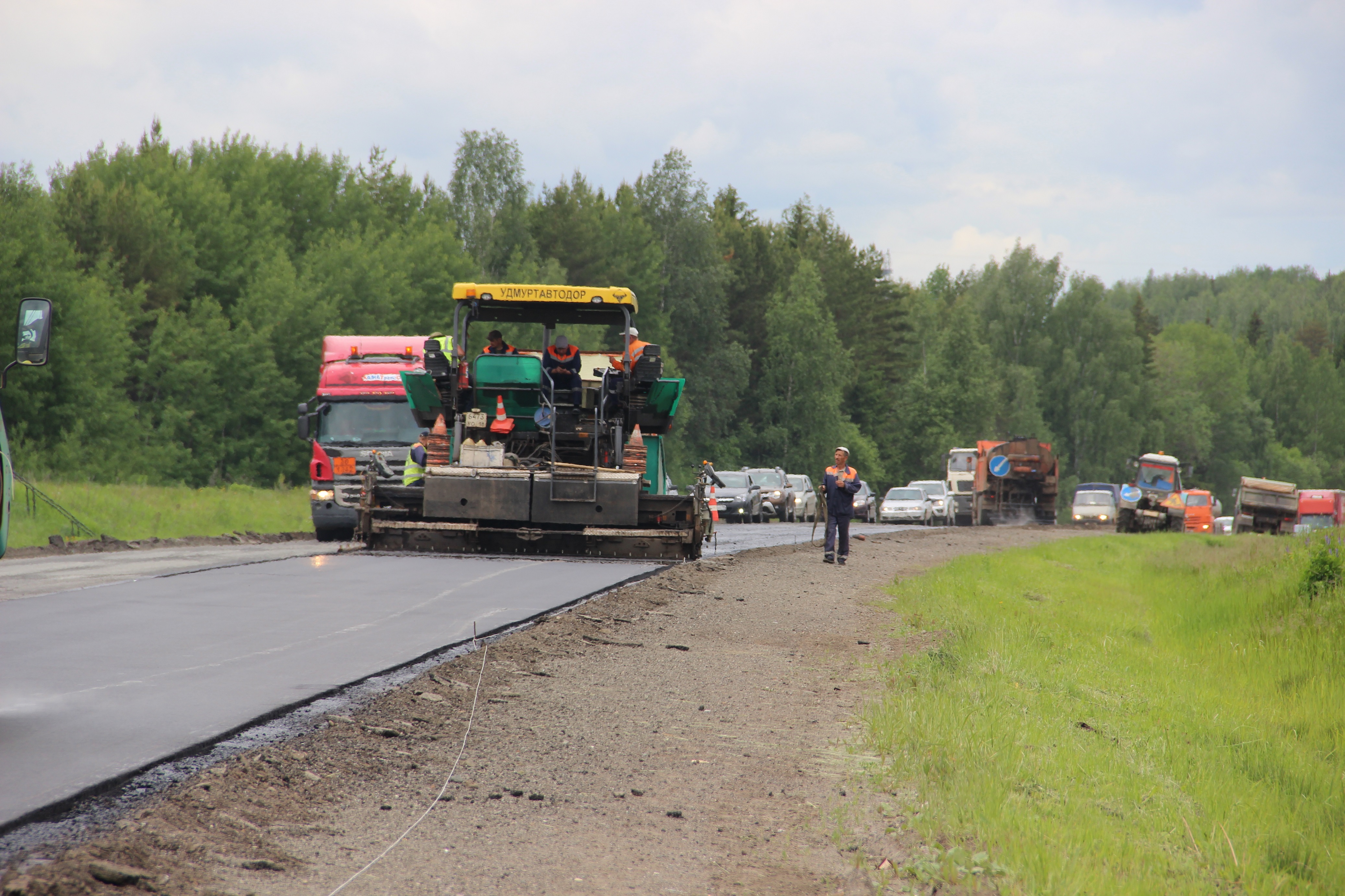На трассе Екатеринбург – Тюмень начались дорожные работы